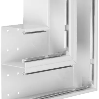 Angolo piatto tehalit BRS 65210B bianco puro 