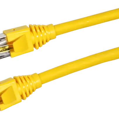 Câble de distribution  RJ45 10.0m jn S/FTP cat. 6A s. h. 
