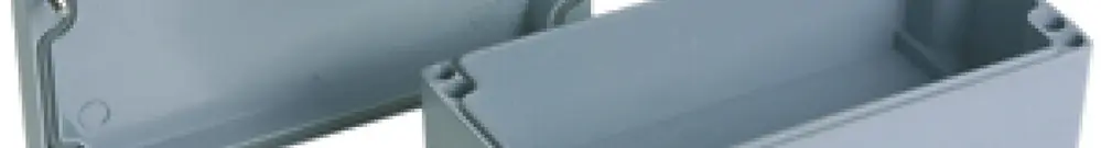 AP-Gehäuse Woertz PEs 160×75×55mm lichtgrau IP65 Lithos 