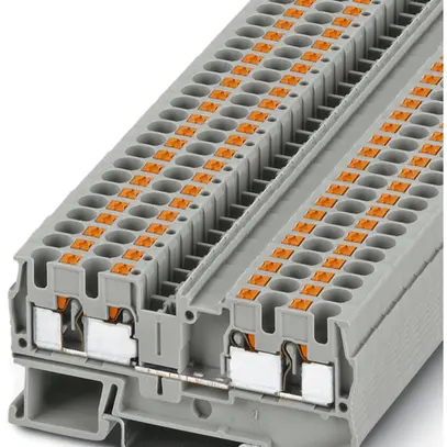 Durchgangsreihenklemme Push-In QUATTRO 0.2…6mm² grau 