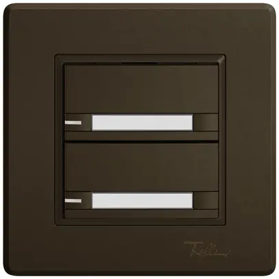Pulsante KNX RGB INC EDIZIO.liv SNAPFIX® sensore temp.RGB-LED targ.2× com.2T ma 
