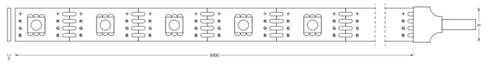 Fascia luminosa LED LDV FLEX TV MOOD 2.7W 220lm 835 L=1.5m 