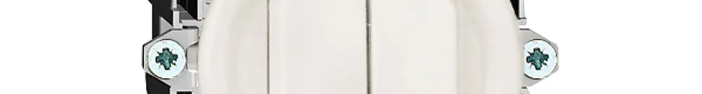 Contatto pulsante INC 2×A-R/1L bianco FH 