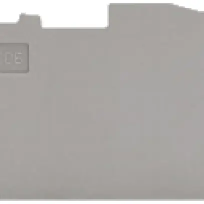Parete d'estremità WAGO Top Job-S grigio 3P per serie 2006 