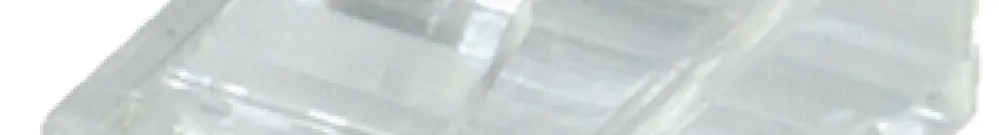 Spina campo ROLINE cat.6 RJ45 schermato da crimpare trasparente 10pz. 
