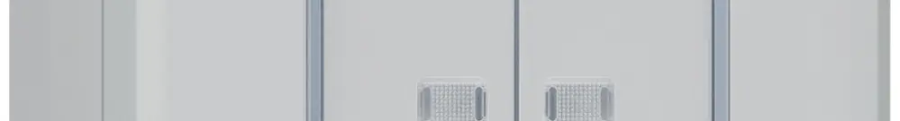 Contatto pulsante AP robusto IP55 2×1P grigio 2×illuminato 