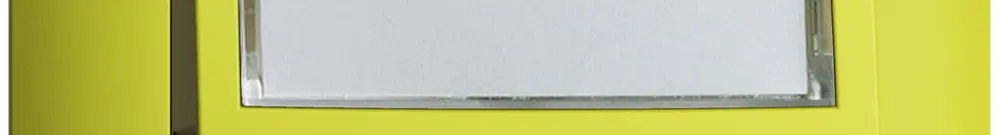 Boîte de raccordement ENC FTTH EDIZIOdue FH 1×LC APC Duplex FMI lemon 