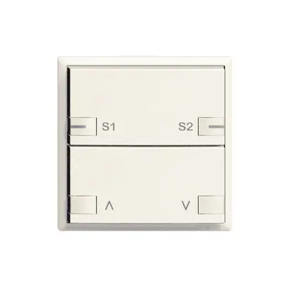 Tasto INC ZEP motore scena 1c/2t staz.centr/sec. EDIZIOdue bianco 