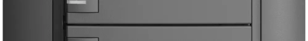 UP-Universaltaster 3×1T Steckklemme EDIZIOdue dunkelgrau mit LED 