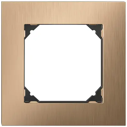 Cadre de recouvrement ENC EDIZIO.liv prestige SNAPFIX® 1×1 94×94mm ltn-champ 