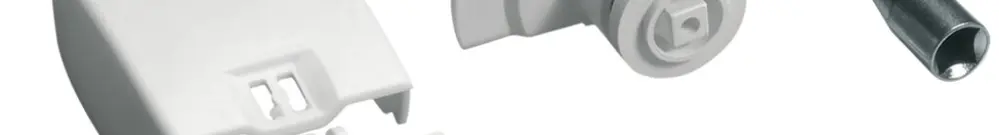 Serrure carré Hager univers avec capot plombable 8mm 