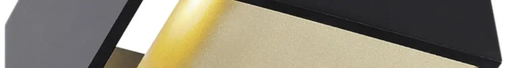 LED-Wandleuchte SLV LOGS IN, 12W 230V 2000…3000K 290lm IP20 schwarz/messing 