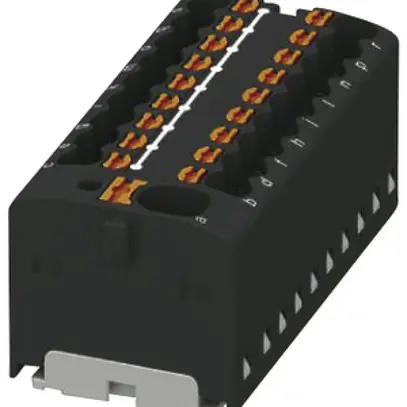 Blocco di distribuzione PX PTFIX 4/18X1.5 BK 