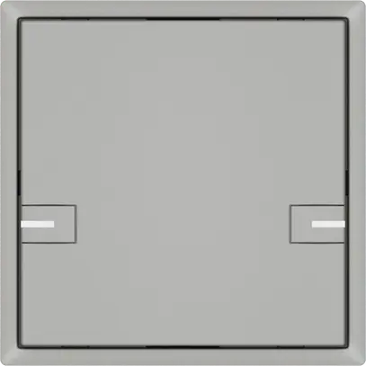 Pulsante universale EDIZIO.liv UNI SNAPFIX® 5…48V c.LED blu 1× com.2T grc 