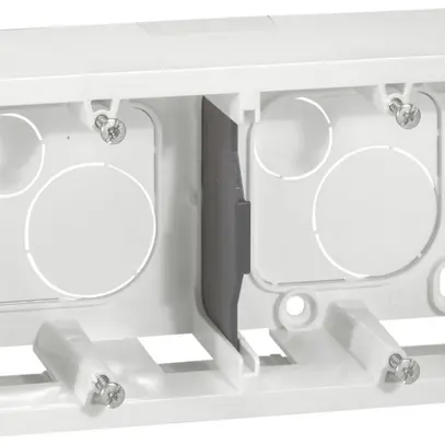 Scatola AP MOS 1×2×2 moduli bianco p=40mm 