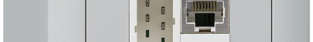 AP-Dose kallysto 1×RJ45s+1×TT83 hellgrau 