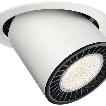 Downlight LED SLV SUPROS MOVE 31W 2600lm 3000K 60° Ø195×117mm blanc 