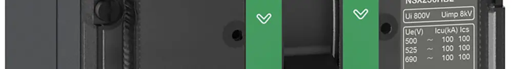 Disjoncteur de puissance ComPacT NSX100F avec TM50D 3P3d 35…50A 36kA 