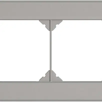 En-tête ENC EDIZIO.liv SNAPFIX® 1×2 pour combinaisons au choix gris clair 