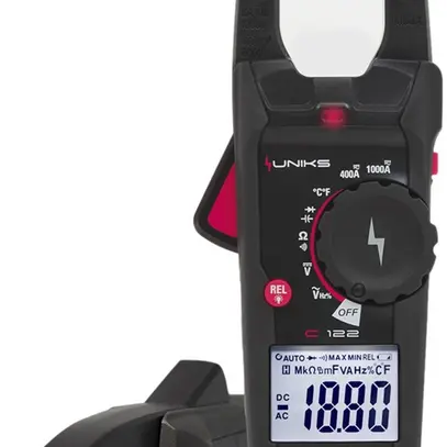 Pince ampèremétrique UNIKS C122 TRMS 1000A AC/DC CAT IV 600V 