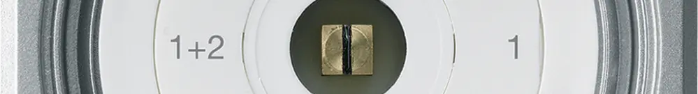 UP-Steckschlüsselschalter robusto IP55 mit Klappdeckel S1/1P aluminium Kombi 4kt 