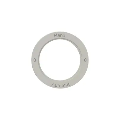 Disque indicateur NEVO, p.interrupteur rotatif, 0-Hand-0-Automat, gris clair 