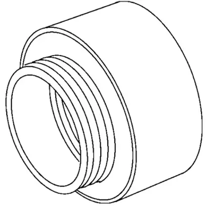 Ampliamento M50/M63 ottone -nich. 