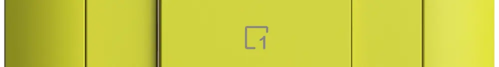 Pulsante scena INC 1 scena/1T Edue Wiser lemon 