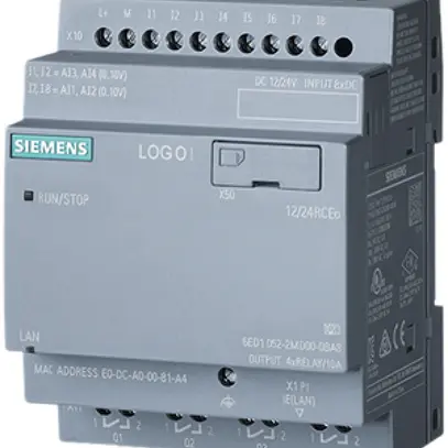 Modulo logico PLC Siemens LOGO!8.3 12/24RCEO, 8ED(4EA)/4UD 