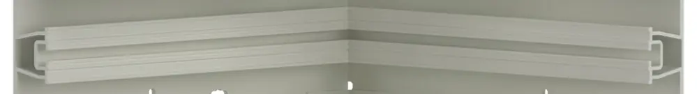 Inneneck tehalit BR 85×170mm, Oberteil 80mm, verkehrsweiss 