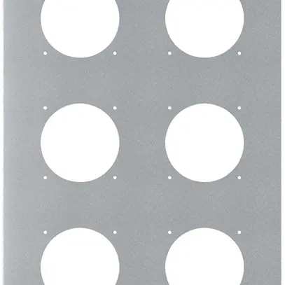 UP-Montageplatte robusto 3×2 Aluminium, natur 