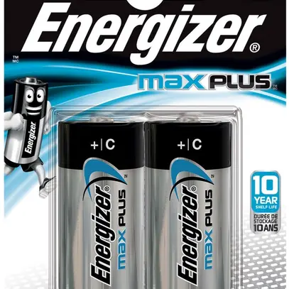 Batterie Alkali Energizer Max Plus C LR14 1.5V Blister à 2 Stück 