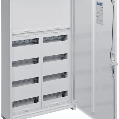 Distributeur AP Hager univers 6-rangées 96UM IP44 550×950×160mm 