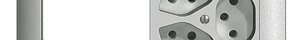 Combinaison ENC vide+3×T13 hor.EDIZIOdue silver 