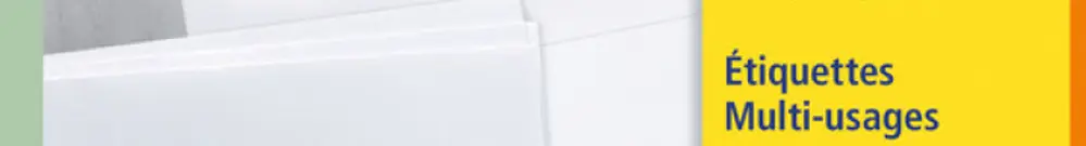 Etiketten ultragrip 3658, 64.6 × 33.8 mm 