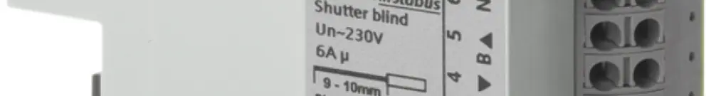 EB-KNX-Jalousieaktor Siemens 230 VAC 2×6A RL521/23 