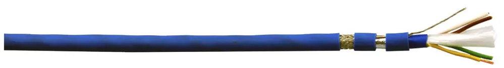 Cavo di comando Securaflex (St) C 1×2×0.75mm² DIN, 300V, Ø7.5mm, Dca, blu 