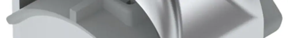 Fixation rapide BET 2056 pied à H matière synthétique 28…34mm 1×câble aluminium 