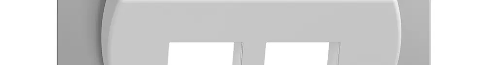 UP-Montageset Sdue, mit Schrägauslasshaube f.2×Keystone weiss 