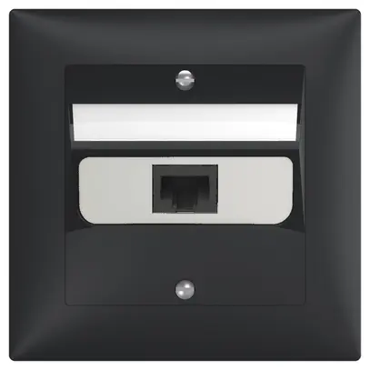 Boîte de raccordement ENC SIDUS 1×RJ45 anthracite 