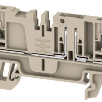 Borne de test sectionnable Weidmüller ADT W/O PUSH IN 2.5mm² 2 connex.TS35 beige 