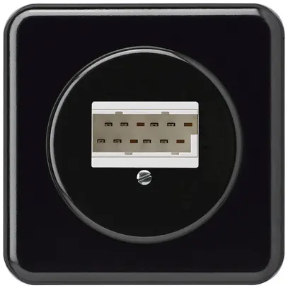 Boîte de raccordement ENC basico 2×TT83 noir 