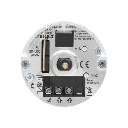 Inserto per variatore rotativo Hager 20…550W ritardo di fase E 