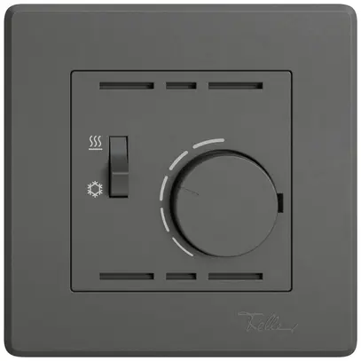 Termostato ambiente INC EDIZIO.liv SNAPFIX® inter.risca./refrig.230VAC 50Hz grs 