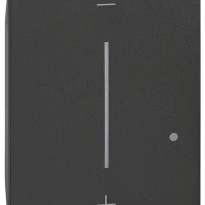 Coperchio tasto Living Now with Netatmo 2 moduli per trasmettitore nero 