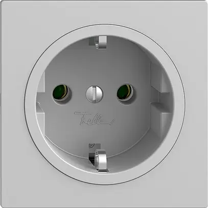 Presa SCHUKO EDIZIOdue F, 16A, 250VAC, L+N+PE grigio chiaro 