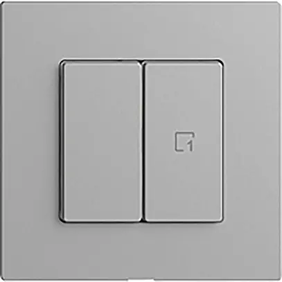 Station secondaire pour interrupteur 1c/2t scène WLAN Edue Wiser silver 