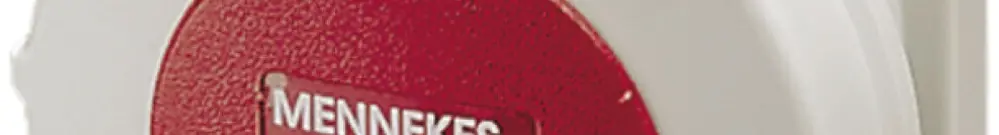 Prise INC Mennekes 32A 3LNPE rouge 
