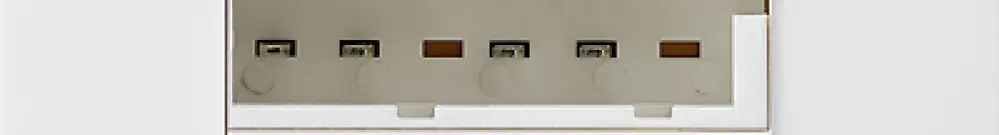 Boîte ENC kallysto 2×TT83 blanc 