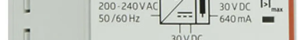 Alimentazione AMD KNX Luxomat PSN-230/640/30/KNX, 640mA/30VDC 